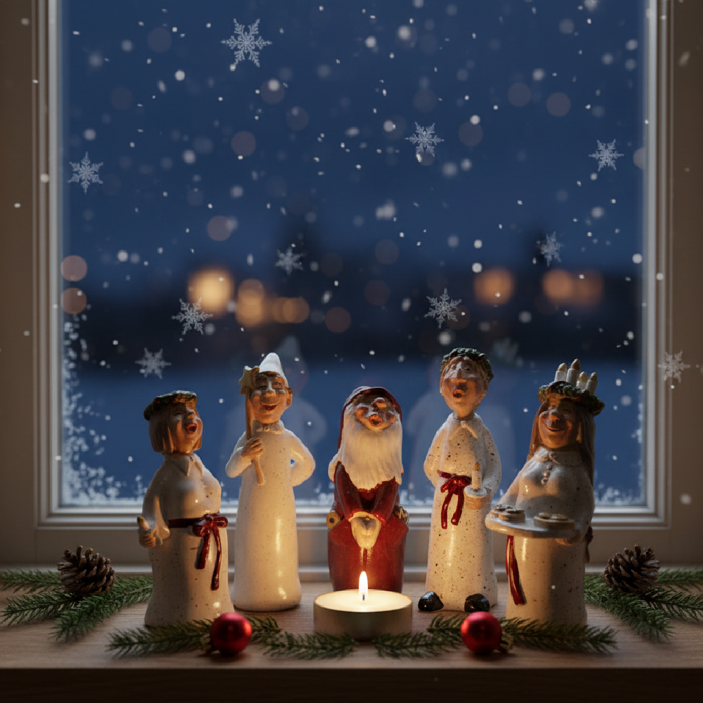 Harvesttime - 1018 - Mini Lucia - 5 Figurer