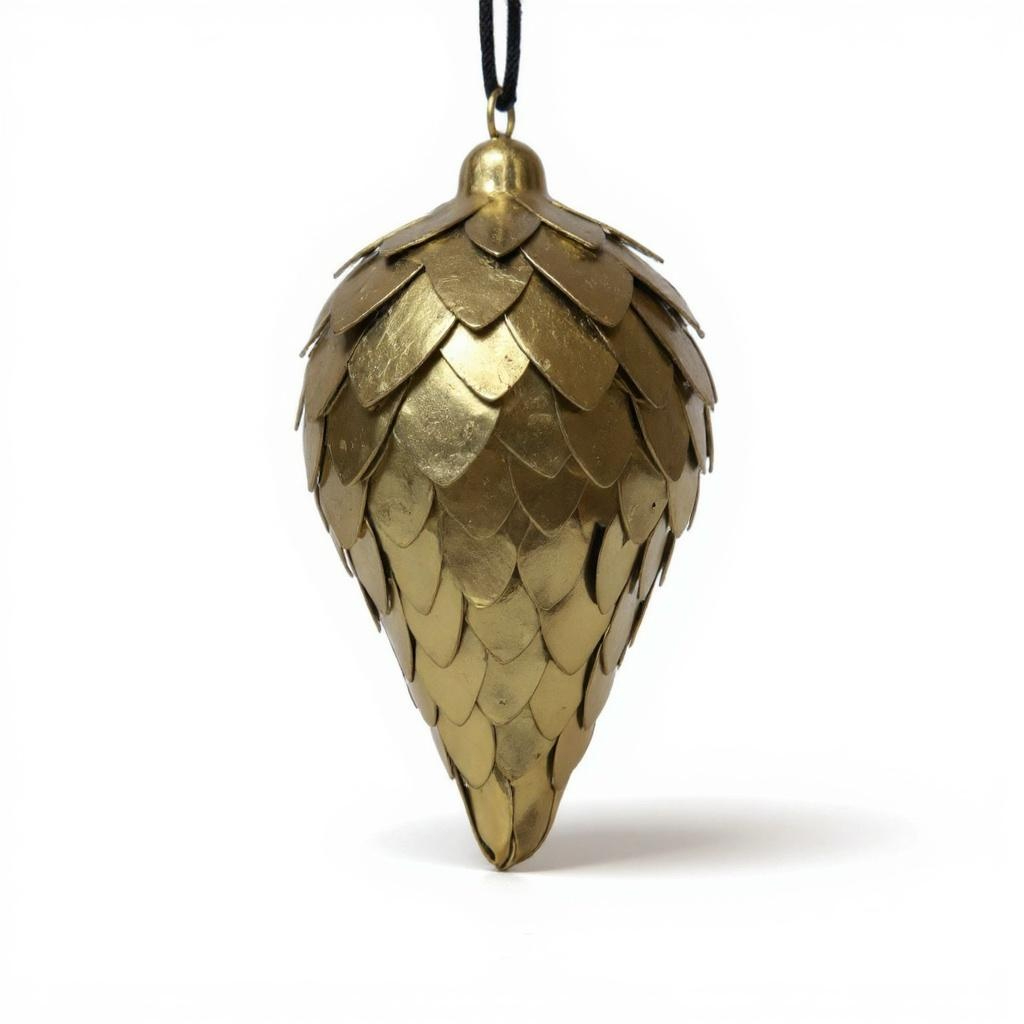 Moonmind – Ornament Klassisk Messingkogle - 8 x 8 x 15 cm