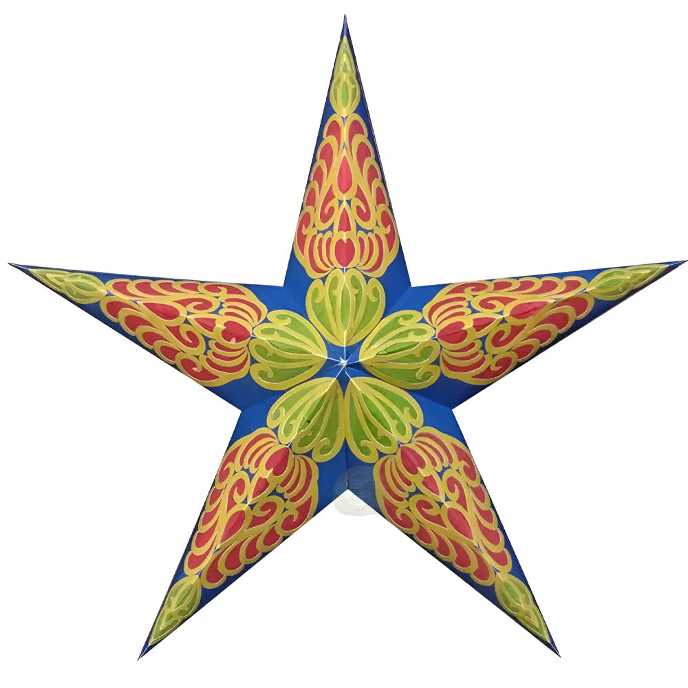 Moonmind – Ravi Stjernelampe i Blå og Gul - Ø60 cm