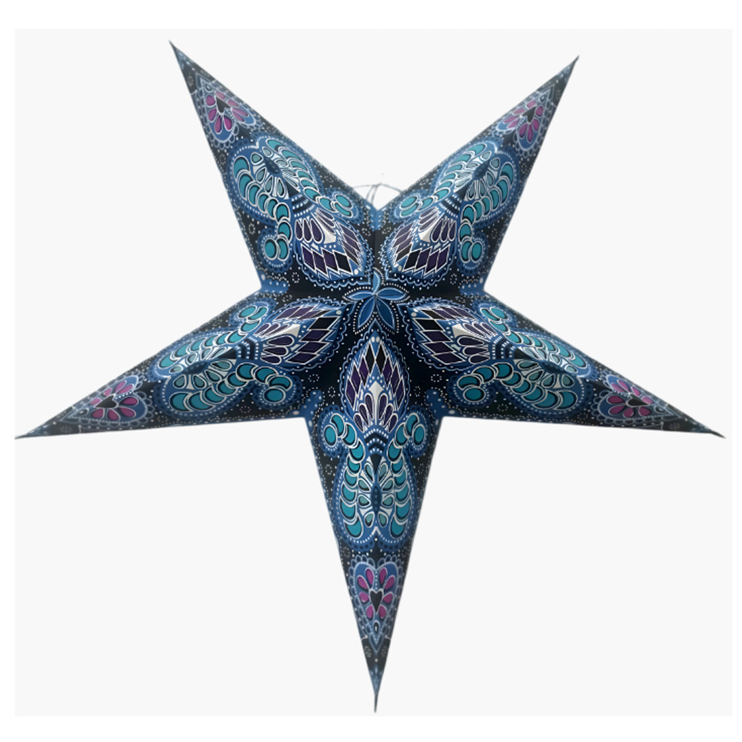 Moonmind – Tara Stjernelampe i Blå og Lilla - Ø60 cm