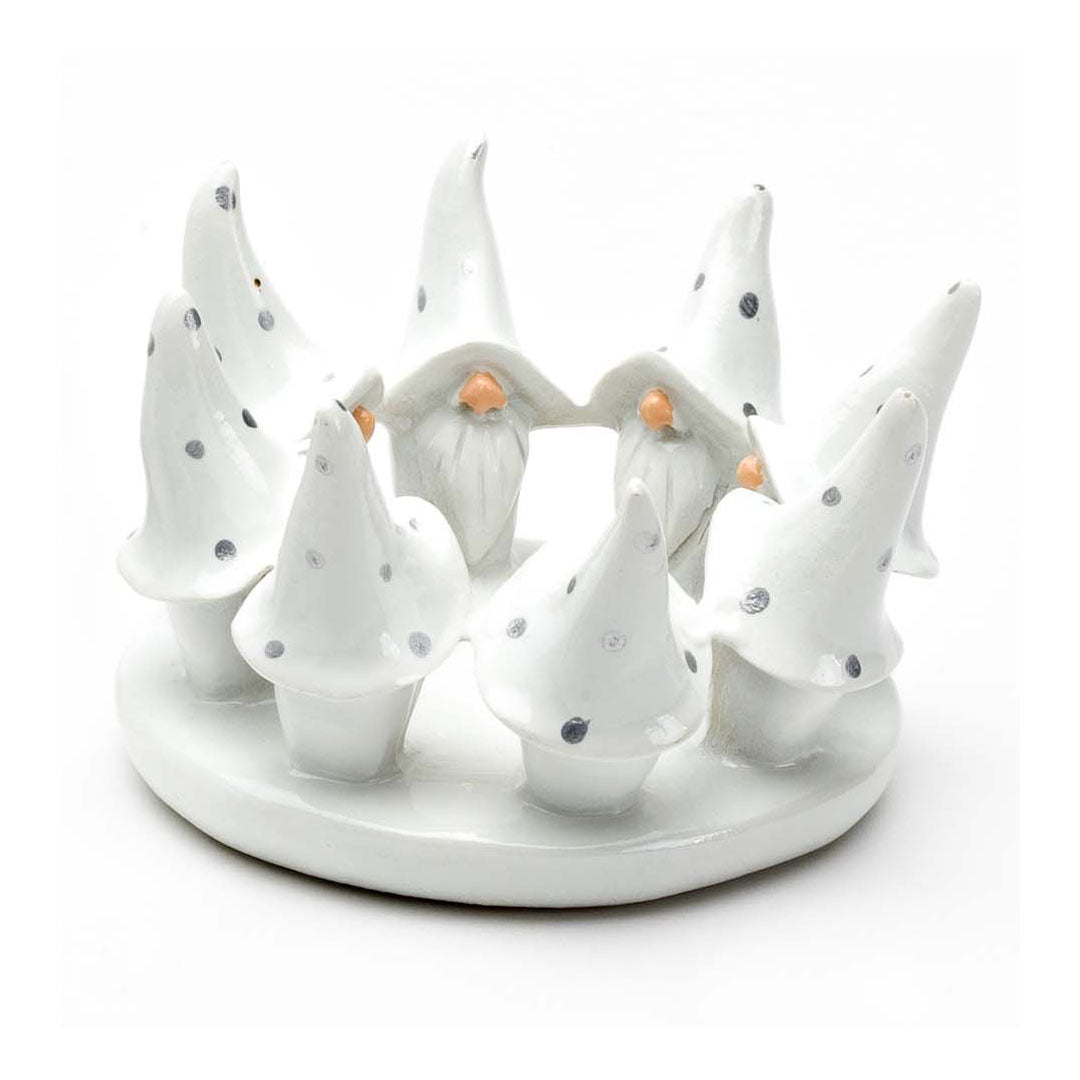 Harvesttime - 3568 - Nissehuering Hvid/Grå - Lille