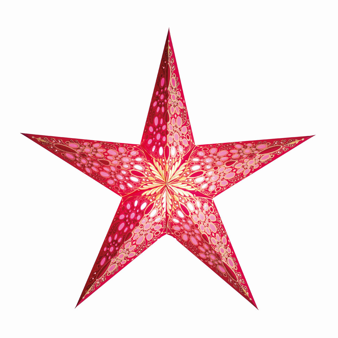Starlightz 301217 Stjerne Lampe Festival Pink Small