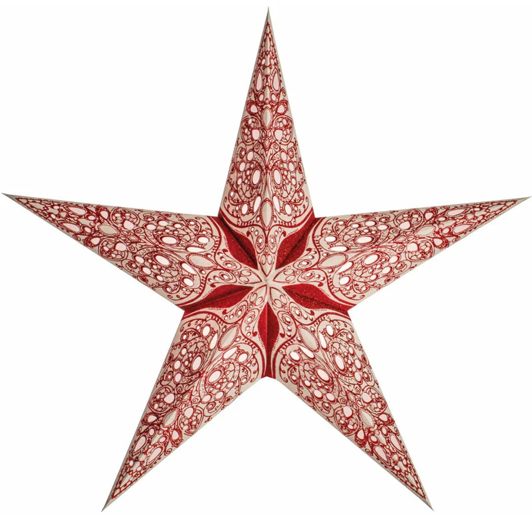 Starlightz 303594 Stjerne Lampe Raja Red Medium