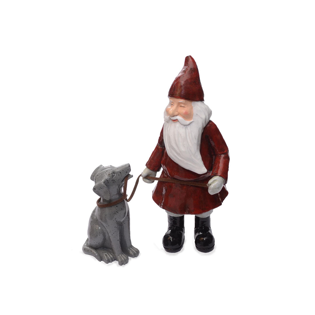 Harvesttime - 1261 - Julemand med hund - 17 cm