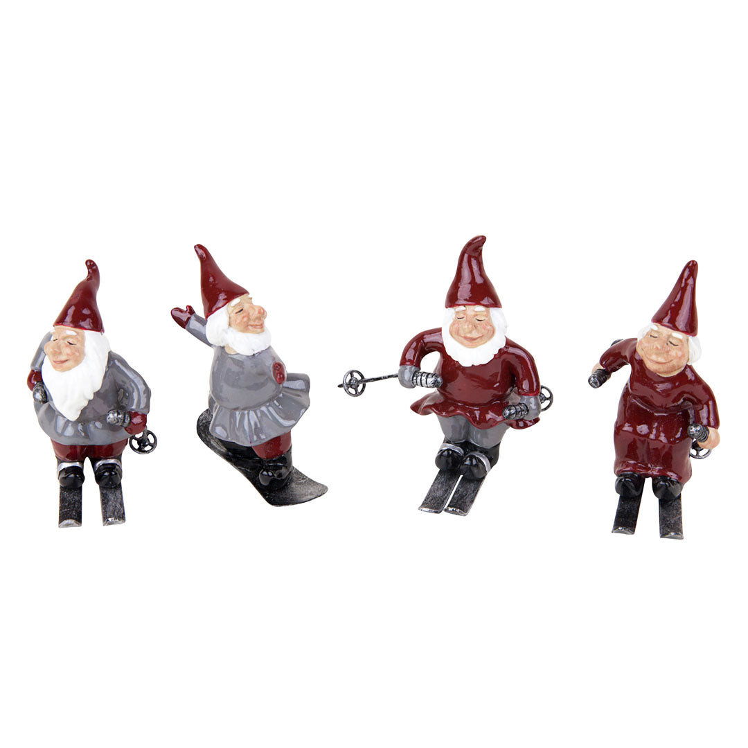 Harvesttime - 4130 - Fire Julefigurer på ski