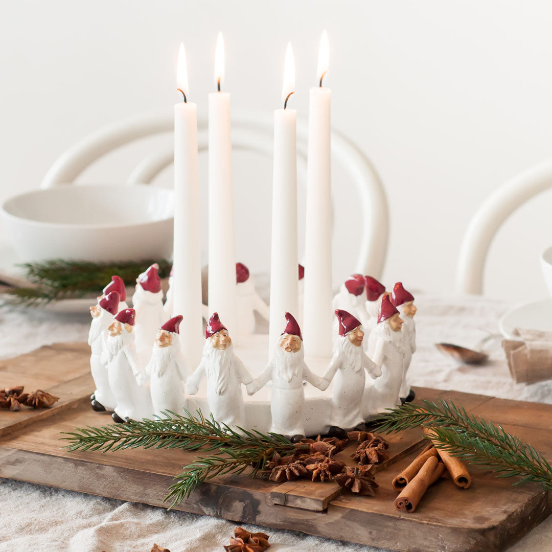 Harvesttime - 7033 - Adventslysestage - Hvid