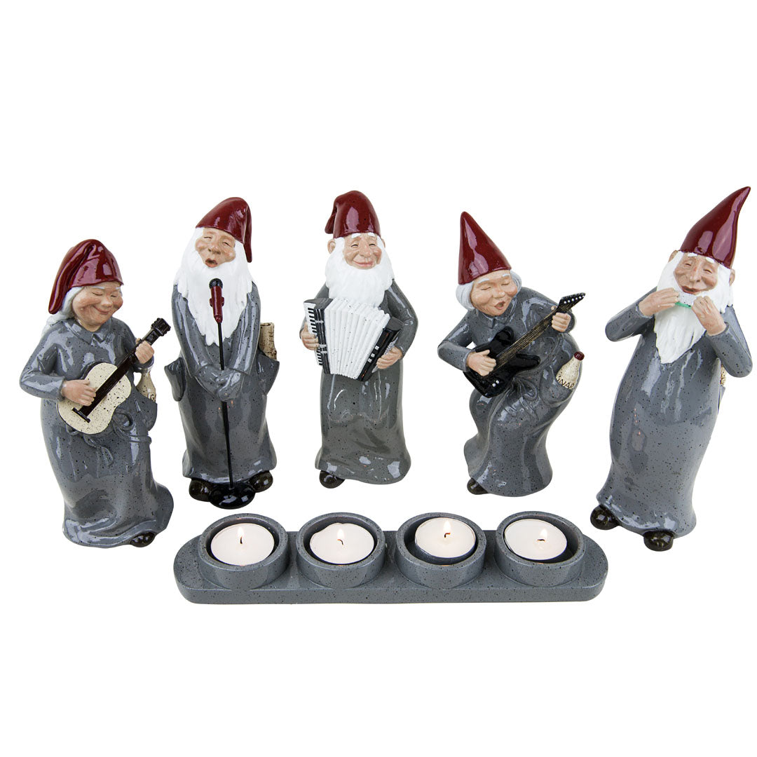 Harvesttime - 7176 - Jule Rockband med nisser - Komplet sæt