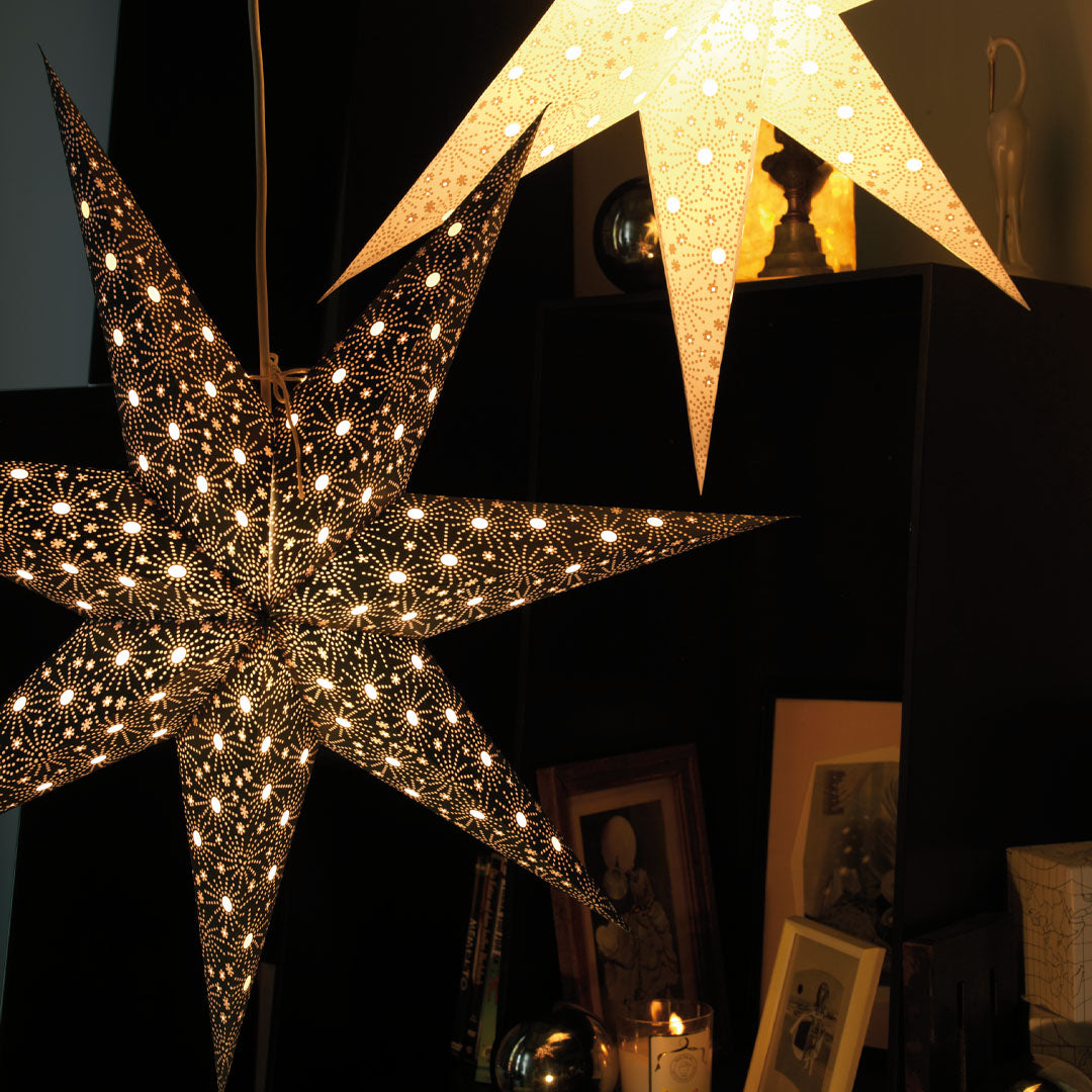 Starlightz 201410 Stjerne Lampe Cristal Black Medium