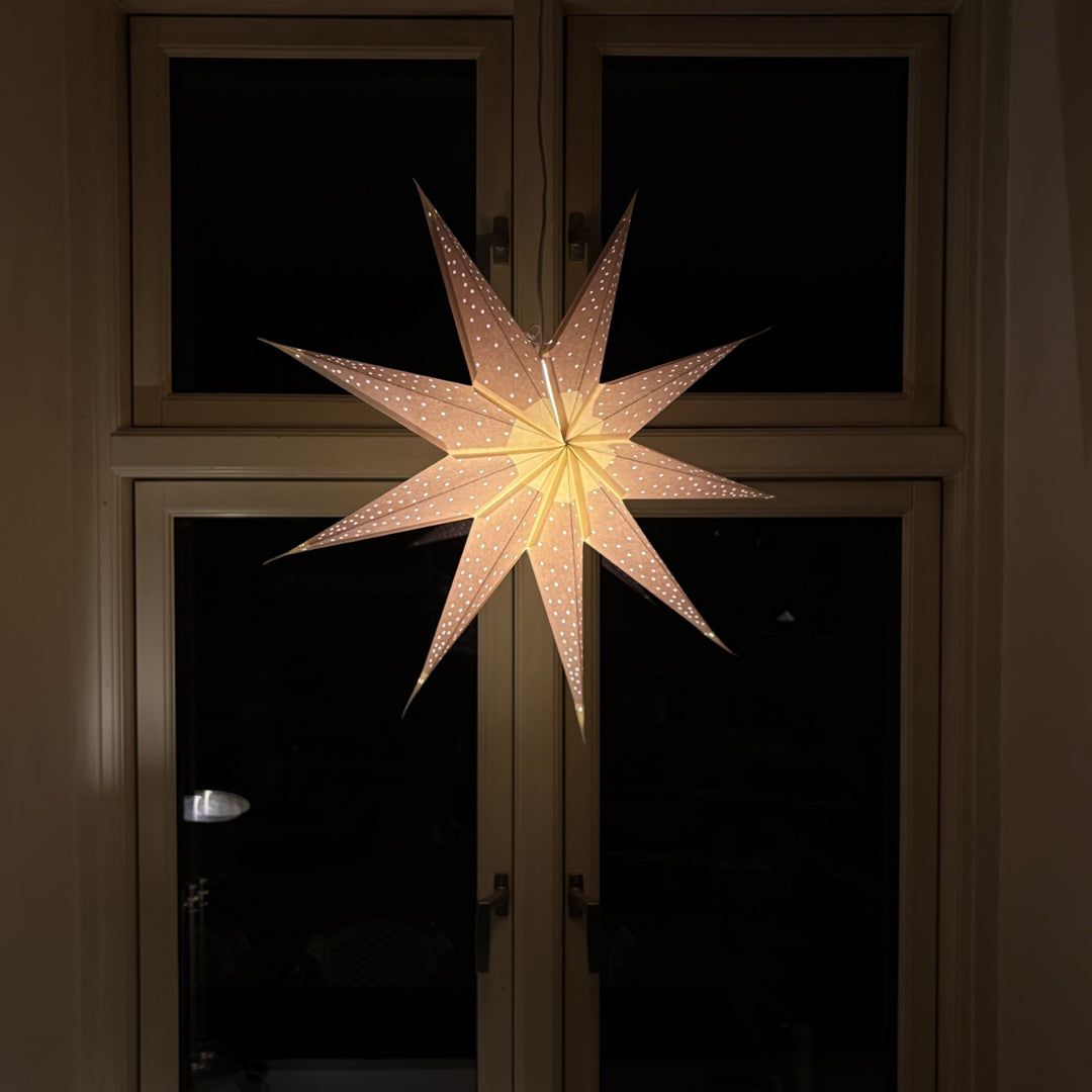 Moonmind – Shanti Stjernelampe i Hvid - Ø60 cm