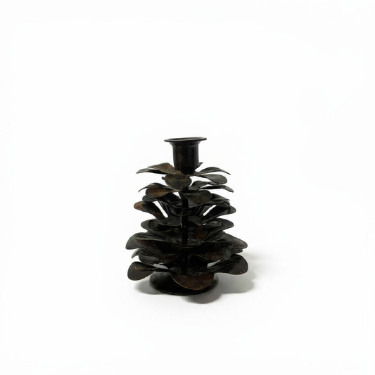 Moonmind – Kogle Lysestage - 7 × 7 × 8 cm