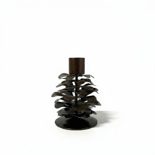 Moonmind – Kogle Lysestage - 7 × 7 × 9 cm