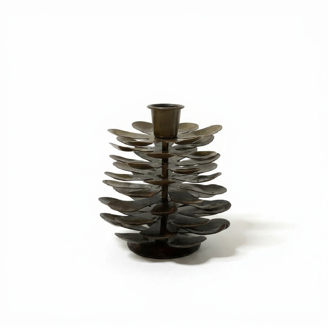 Moonmind – Stor Kogle Lysestage - 11 × 11 × 12 cm