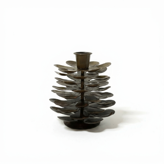 Moonmind – Stor Kogle Lysestage - 11 × 11 × 12 cm