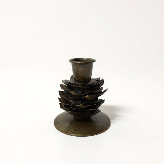 Moonmind – Foldet Kogle Lysestage Lille - 6 × 6 × 7 cm