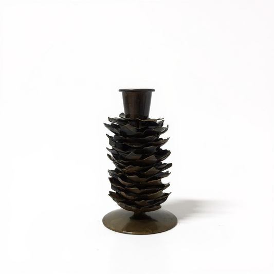 Moonmind – Foldet Kogle Stor Lysestage - 6 × 6 × 11 cm