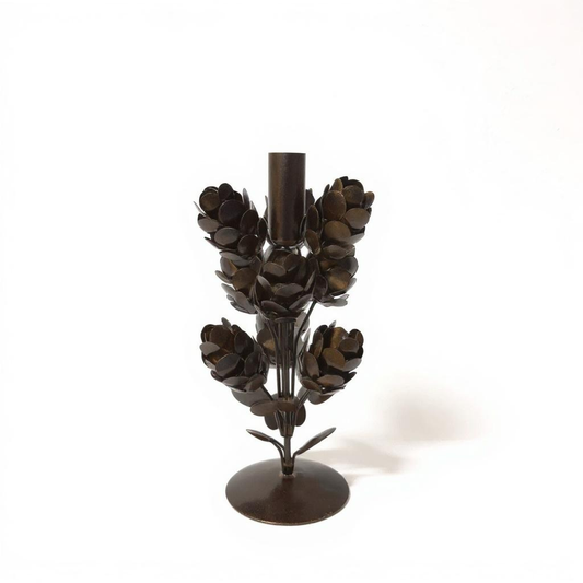 Moonmind – Skovformet Kogle Høj Lysestage - 10 × 13 × 24 cm