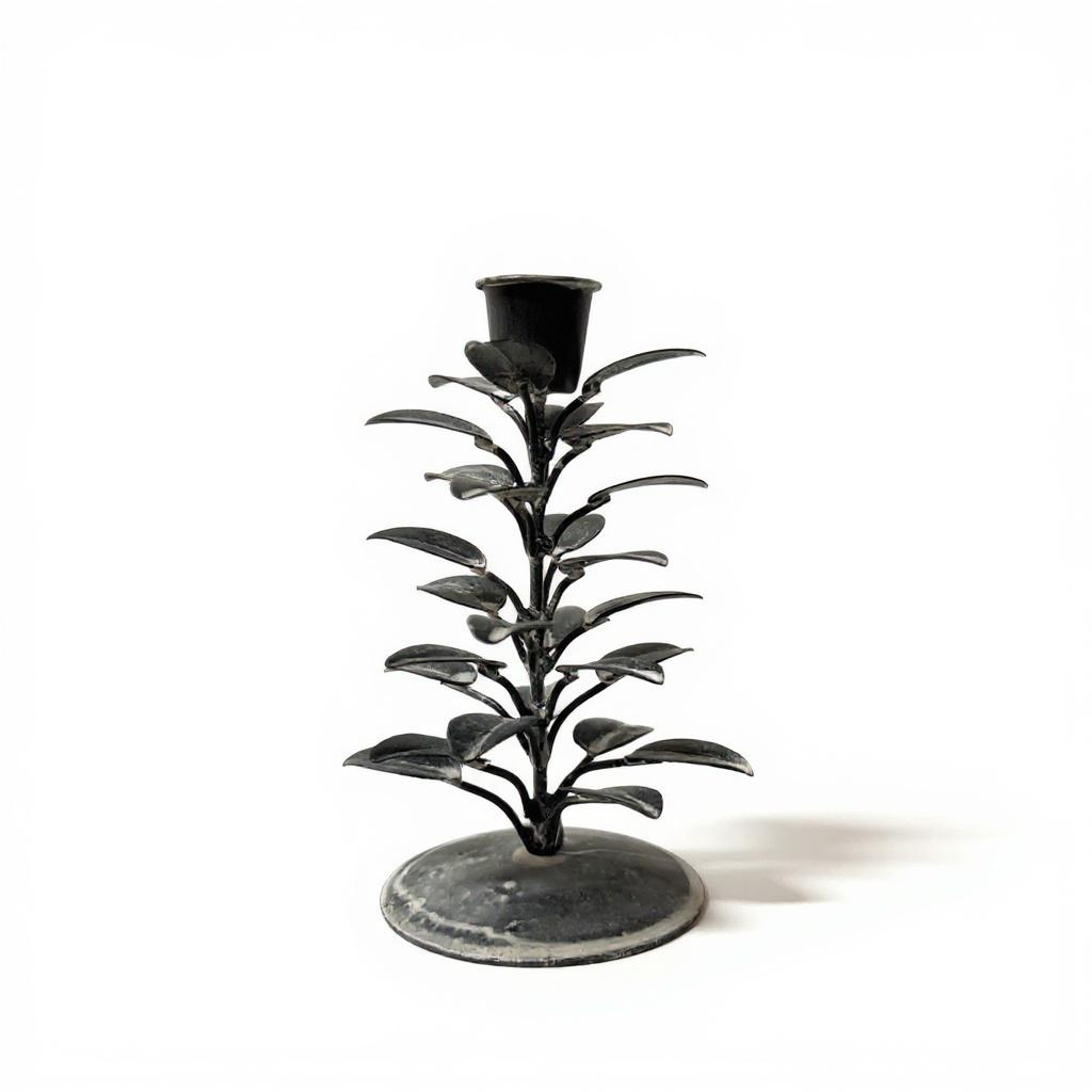 Moonmind – Bladform Stor Lysestage - 7 × 9 × 19.5 cm