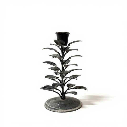 Moonmind – Bladform Stor Lysestage - 7 × 9 × 19.5 cm