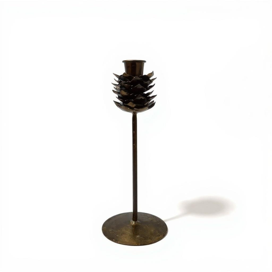 Moonmind – Foldet Kogle Høj Fod Lysestage - 9 x 9 x 24 cm