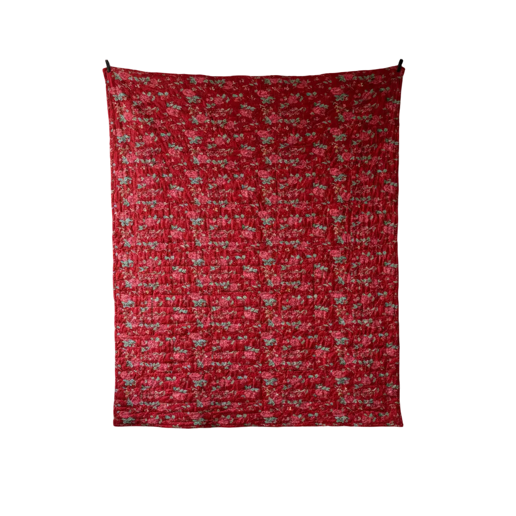 Moonmind – Patchwork Håndquiltet Vattæppe Christmas 130x180 cm