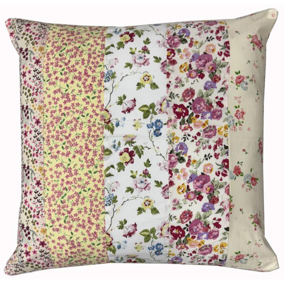 Moonmind – Patchwork Pudebetræk Blomsternuancer 50x50 cm