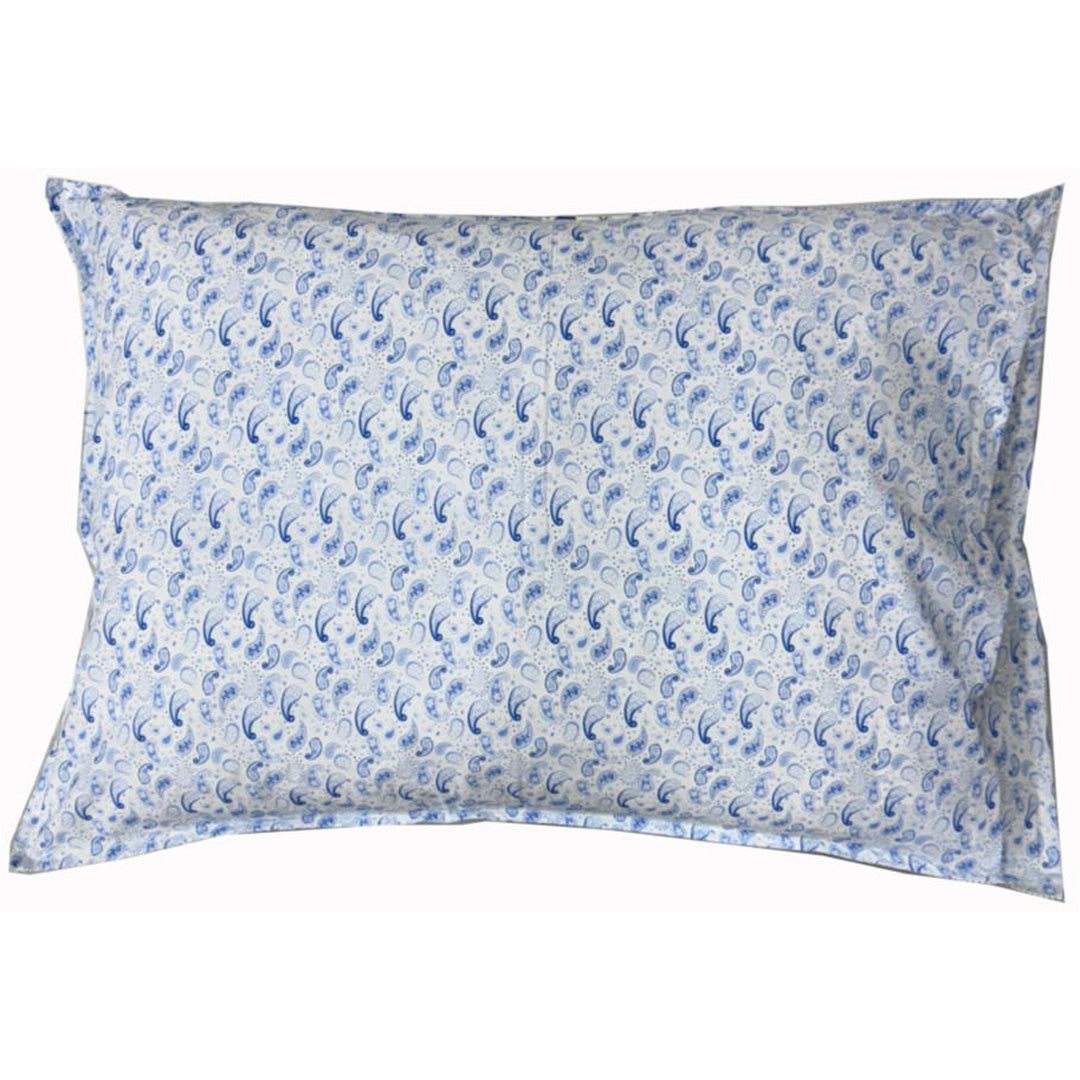 Moonmind – Patchwork Pudebetræk Håndquiltet i Blå 50x70 cm