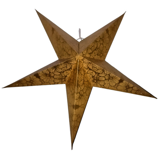 Moonmind – Kamala Stjernelampe i Guld - Ø60 cm