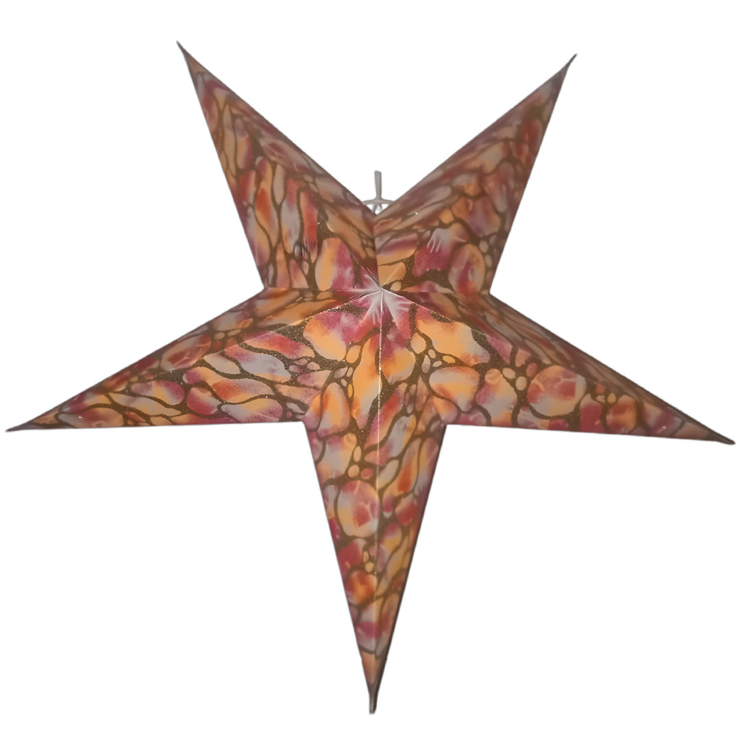 Moonmind – Leela Stjernelampe i Gyldne Nuancer - Ø60 cm