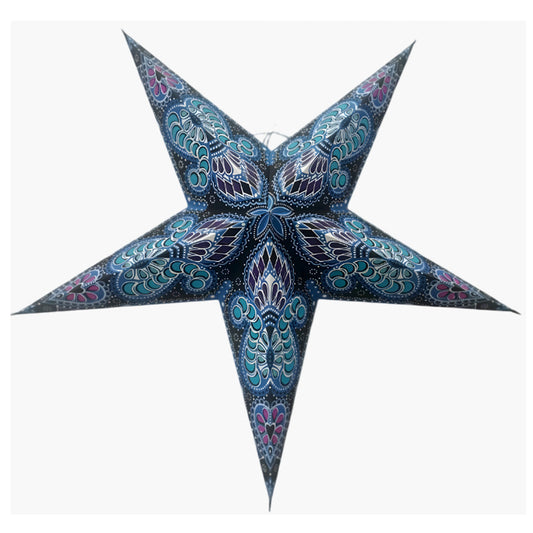 Moonmind – Tara Stjernelampe i Blå og Lilla - Ø60 cm