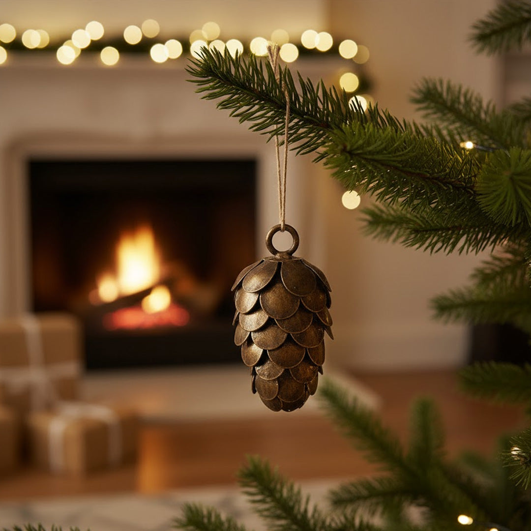 Moonmind – Ornament Fyrkogle - 5 × 5 × 8.5 cm