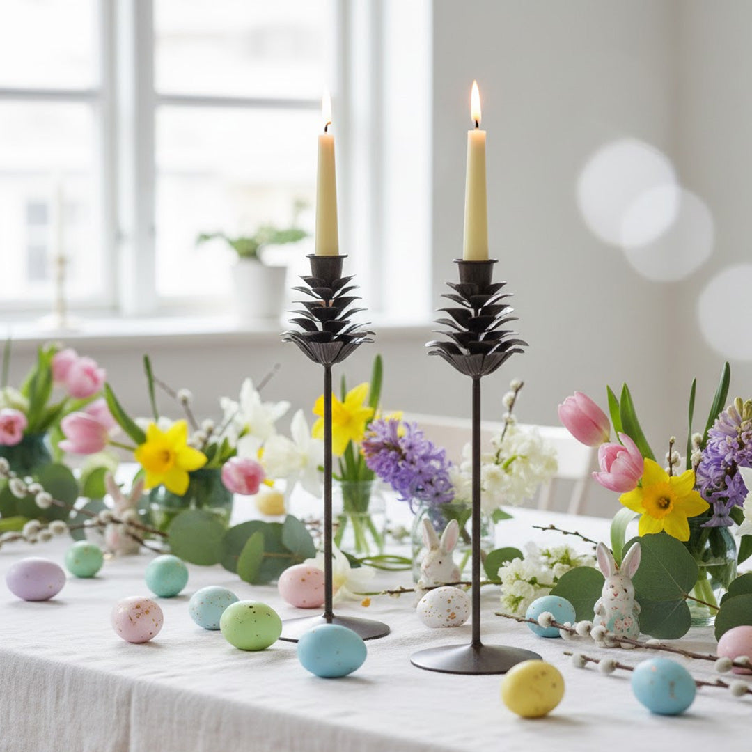 Moonmind – Kogle Høj Lysestage - 10 × 10 × 30 cm