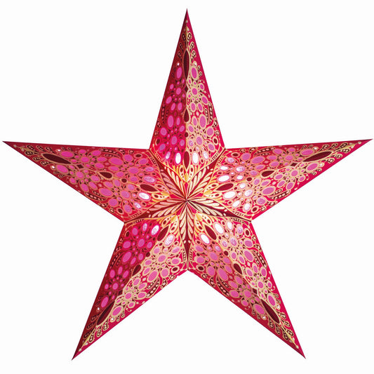 Starlightz 302559 Stjerne Lampe Festival Pink Medium