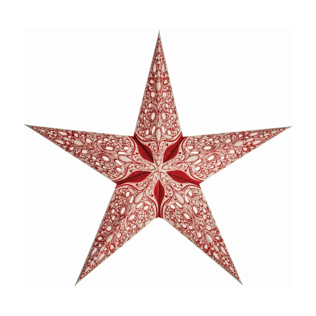 Starlightz 301255 Stjerne Lampe Raja Red Small