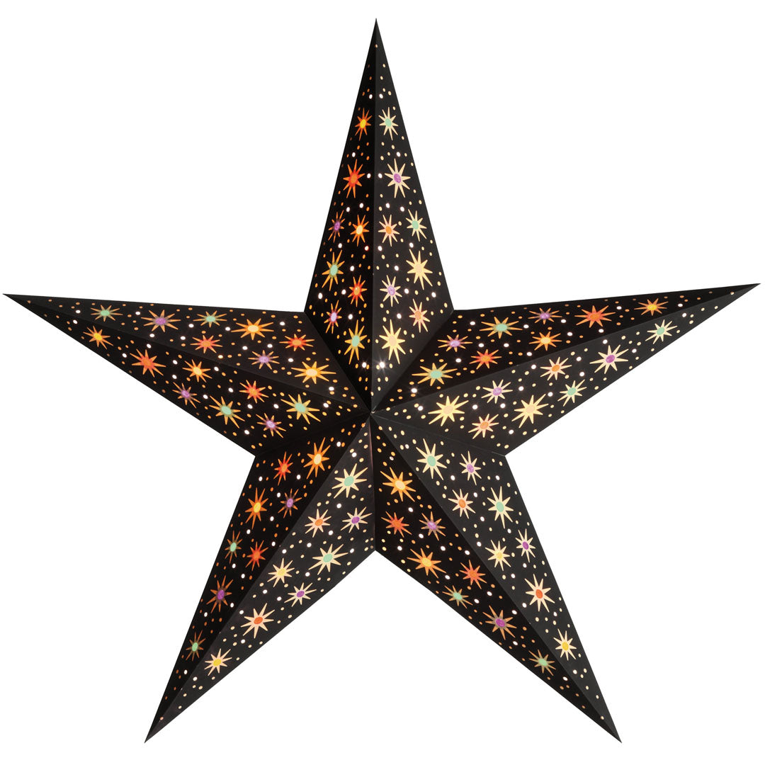 Starlightz Stjerne Lampe Starlet Black Medium