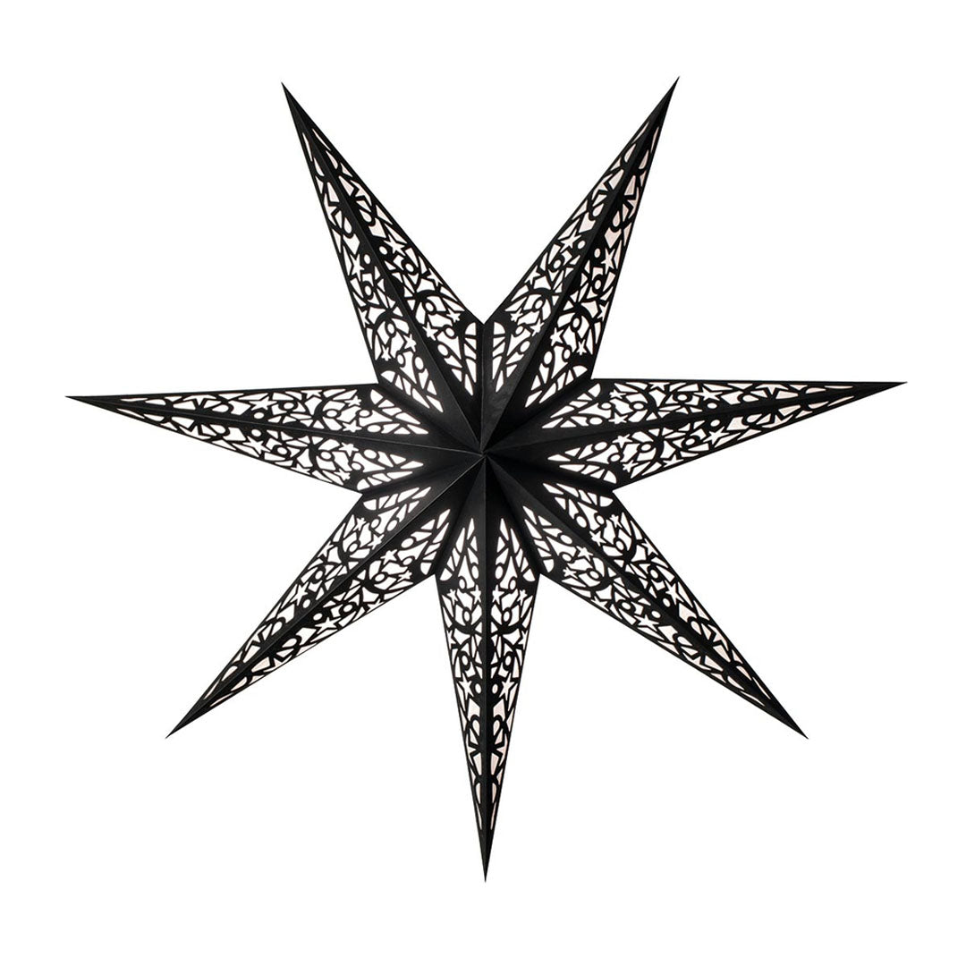 Starlightz Stjerne Lampe Lux Black Small