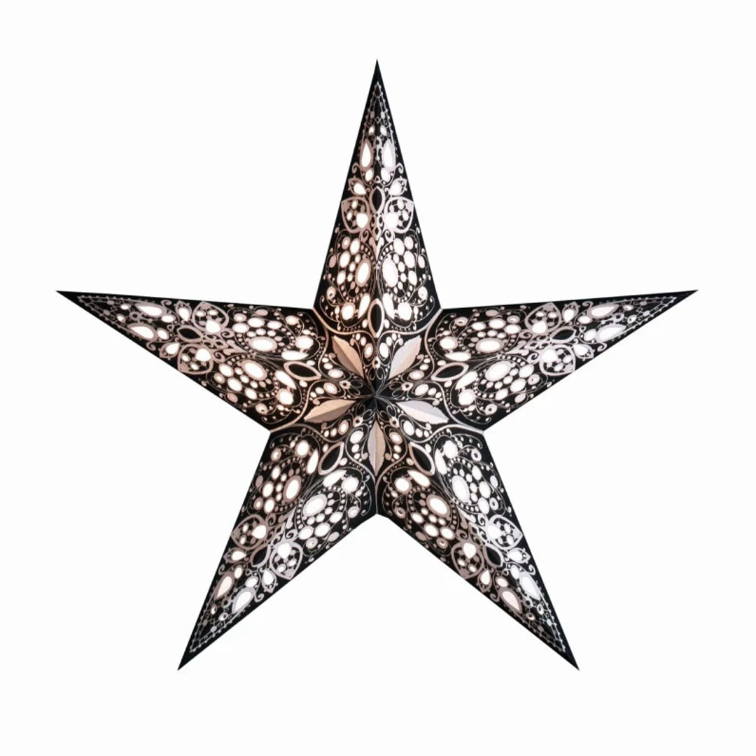 Starlightz - Stjerne Lampe Rani Black & White - Medium